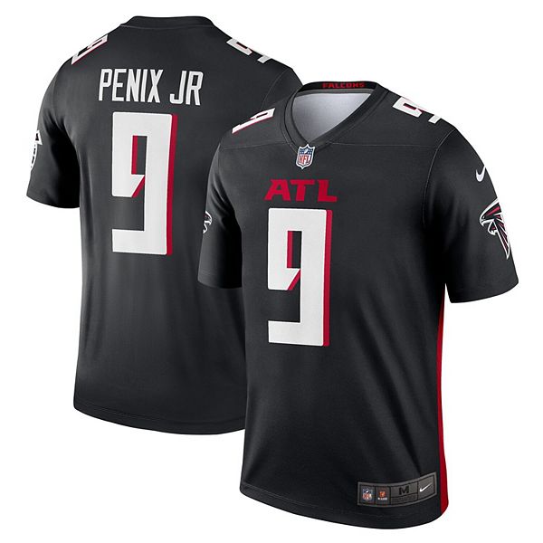 

Футболка мужская Michael Penix Jr Atlanta Falcons Team Legend Player Performance Top черная Nike