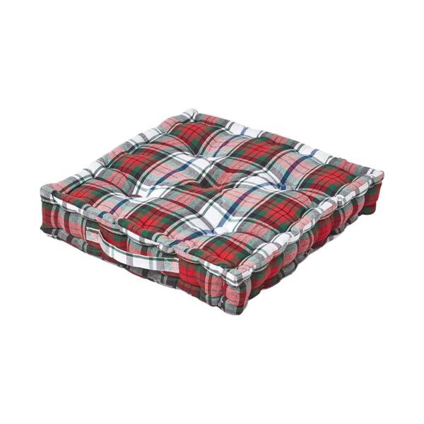 

Подушка на сиденье Homescapes MacDuff Schottenmuster, 50x10x50 см, красный