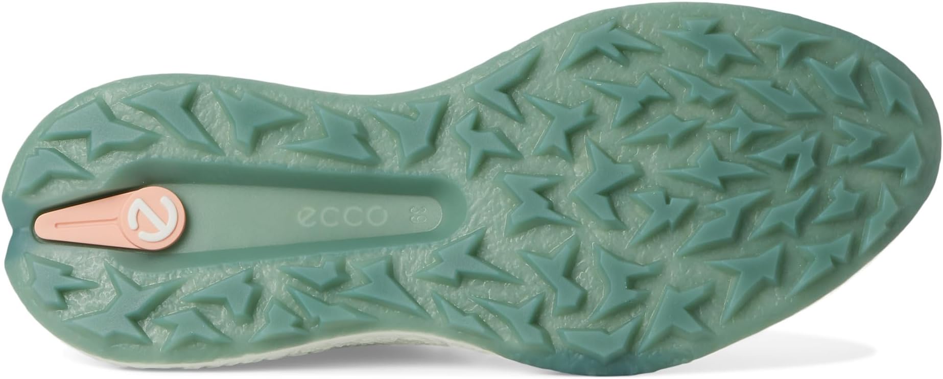 Кроссовки ECCO Golf BIOM Hybrid 5 Lace Waterproof Golf Shoe, цвет White/Sedum Green — фото 3