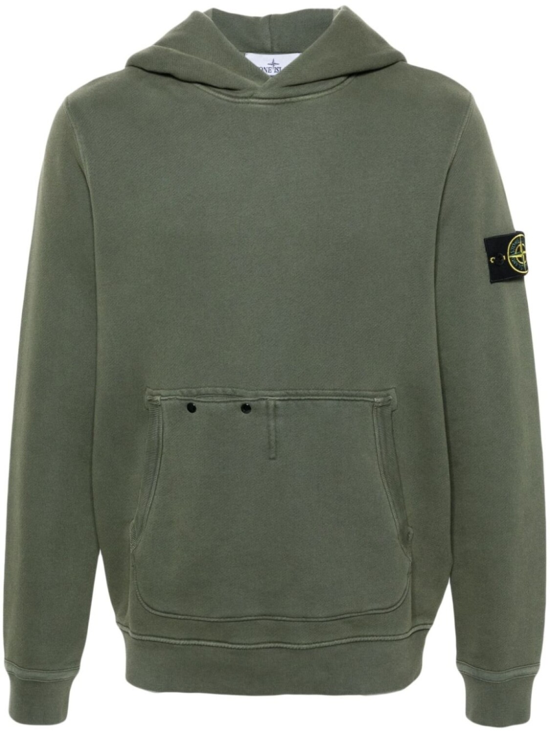 

Stone Island толстовка с значком компаса, зеленый