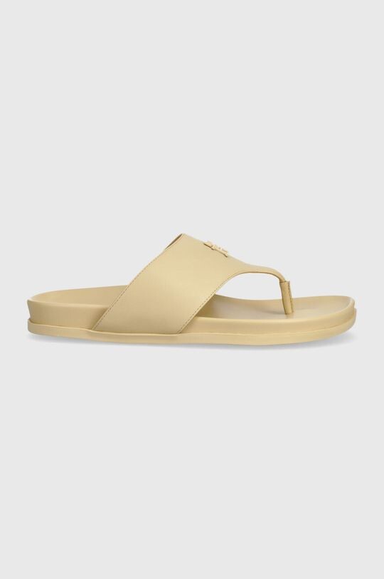 

Кожаные шлепанцы THONG COMFORT SANDAL Tommy Hilfiger, бежевый