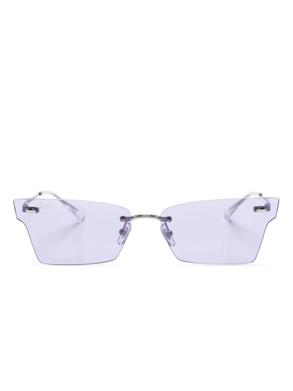 

Солнцезащитные очки Xime в геометричной оправе Ray-Ban, серебяный