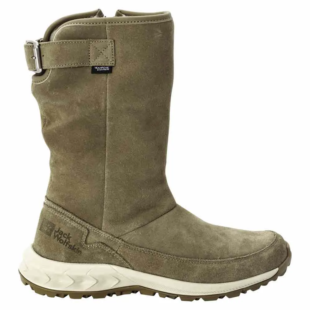 

Треккинговые ботинки Jack Wolfskin Queenstown Texapore, зеленый/коричневый