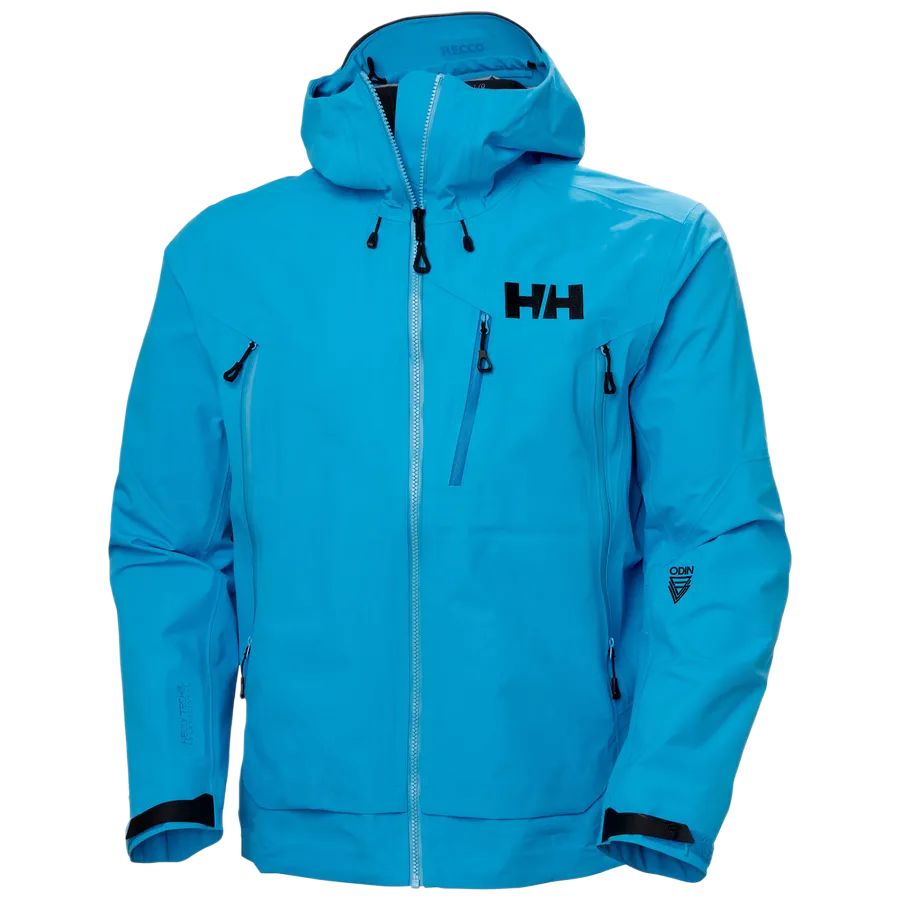 

HELLY HANSEN Мужская ветровка непромокаемая дышащая, Glacier Cyan/645 CYAN