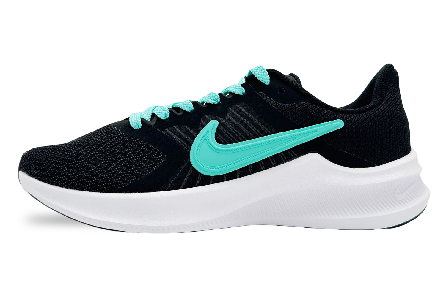 

Кроссовки для бега Downshifter 11 женские с низким верхом, черные/синие Nike