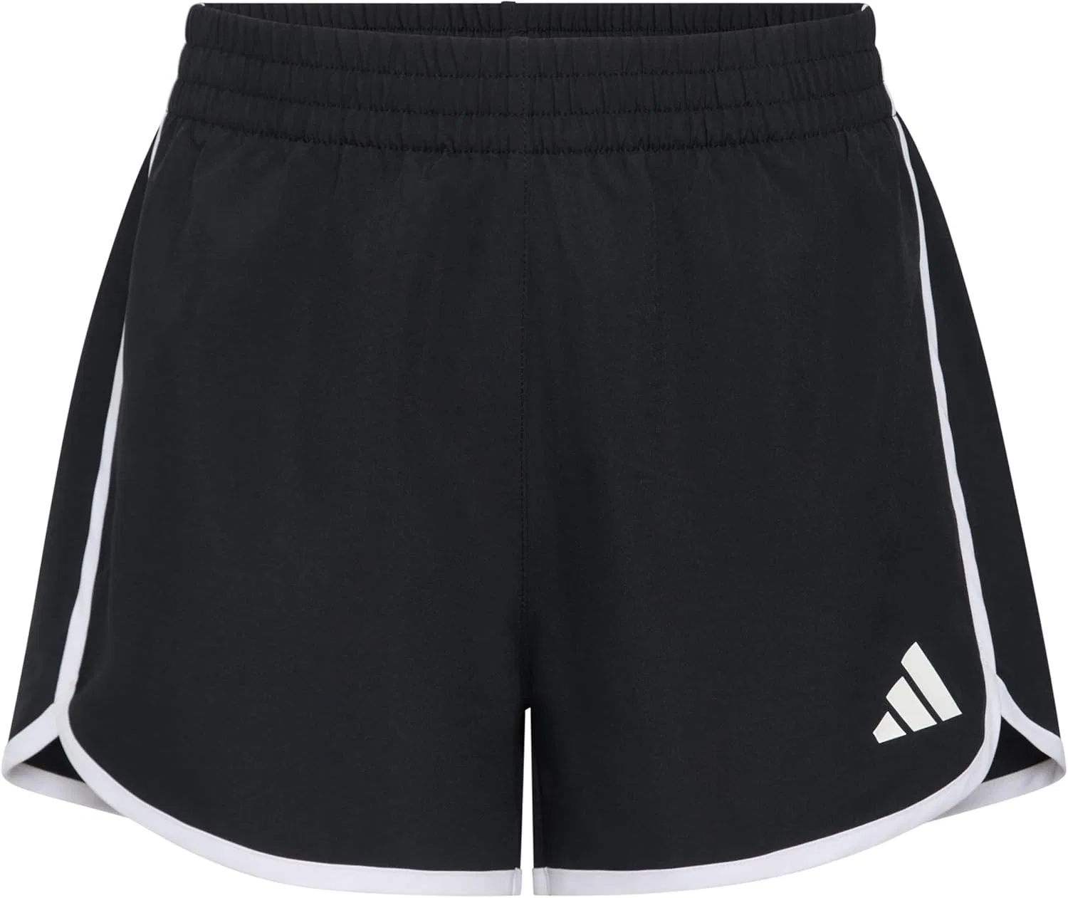 Шорты Active с регулируемым поясом Adidas, Black/White Stripe