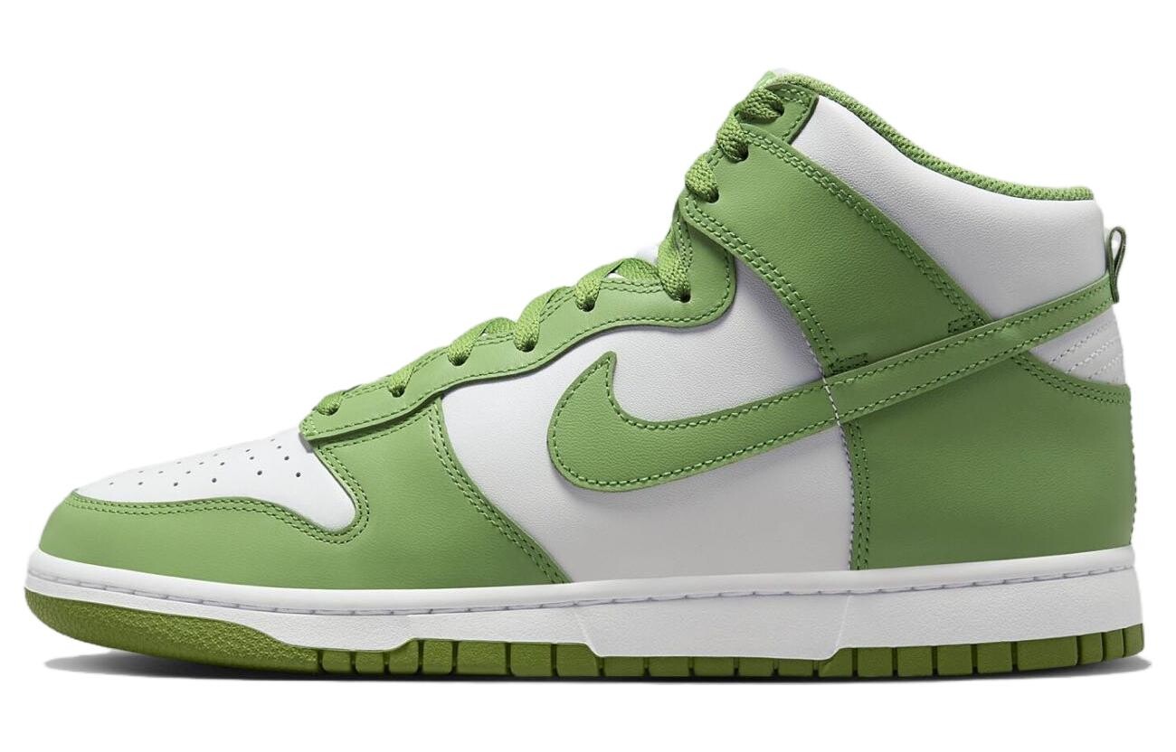 

Мужские кроссовки для скейтбординга Nike Dunk high, Green/White