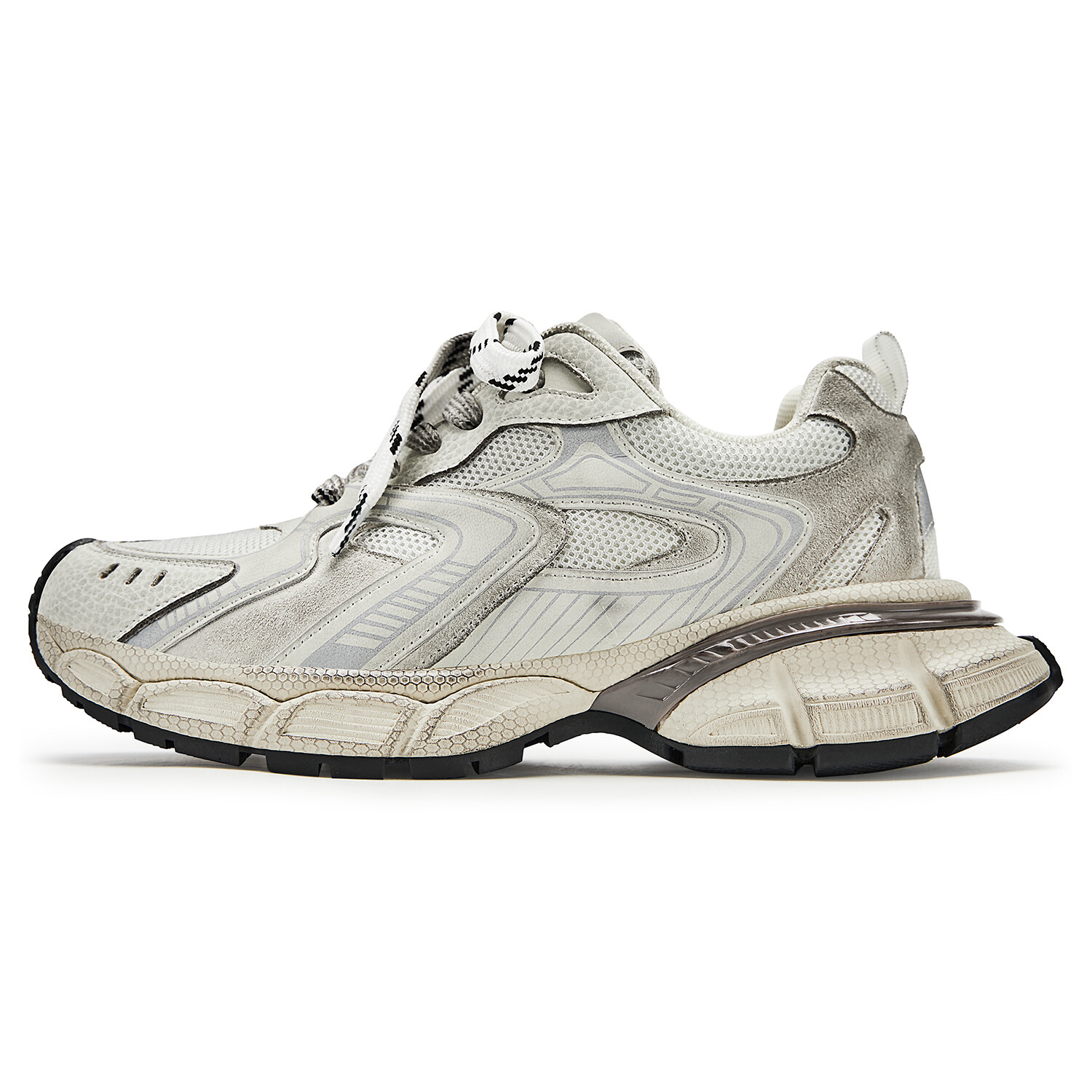 

Кроссовки SENGUOGUO Chunky Sneakers Unisex Low-top White, бежевый