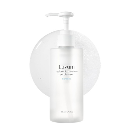 

Увлажняющий гель для умывания Bamboo Hyaluronic с гиалуроновой кислотой, 6,76 унций Luvum