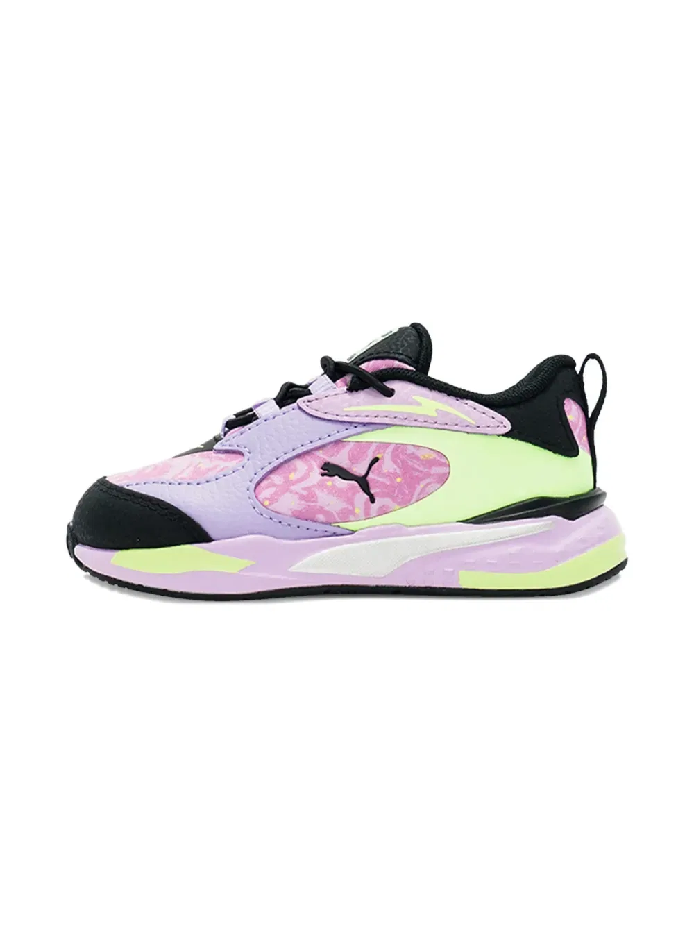 Кроссовки Rs-fast в стиле «космический гламур» Puma Kids, фиолетовый — фото 2