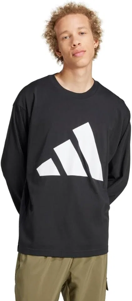 Футболка с длинным рукавом adidas Black/White