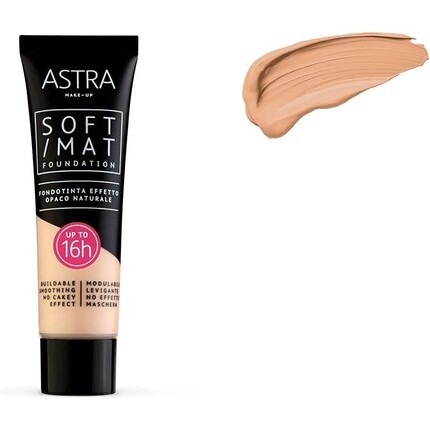 

Тональная основа Soft Mat Matte Foundation № 06 Лесной орех Astra