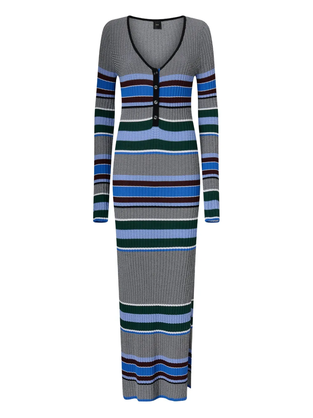 

Платье с V-образным вырезом Pinko, серый