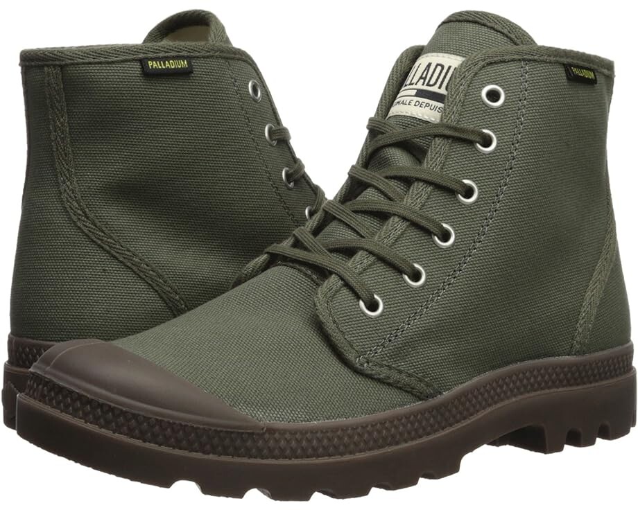 

Ботинки Palladium Pampa Hi Originale, цвет Olive Night/Black