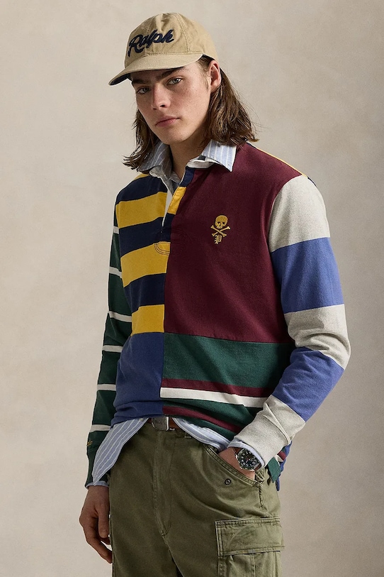 

Лонгслив Lsrugbyclsm1 с длинным рукавом Polo Ralph Lauren, бордовый