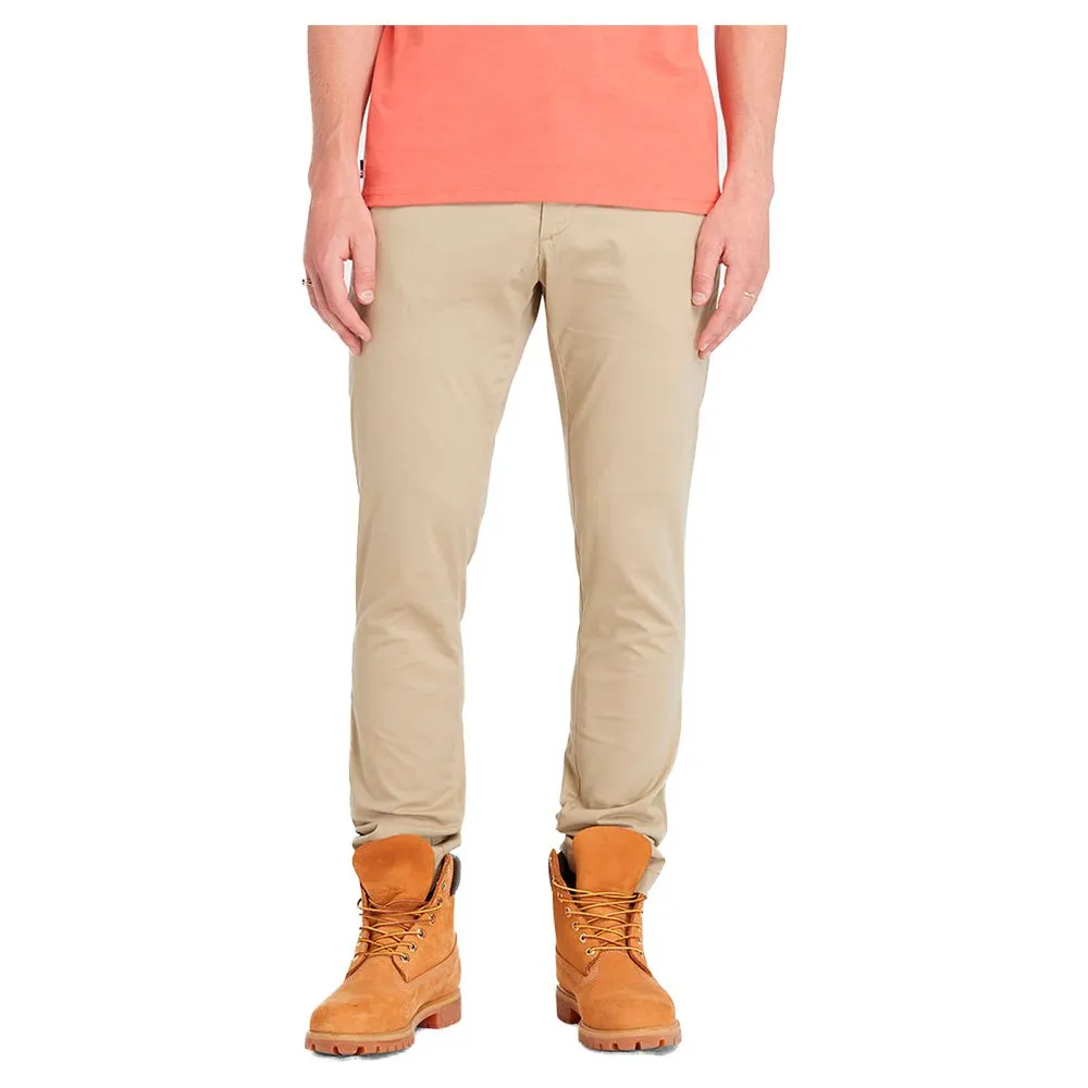 

Брюки чинос Timberland Stretch Twill Slim, бежевый