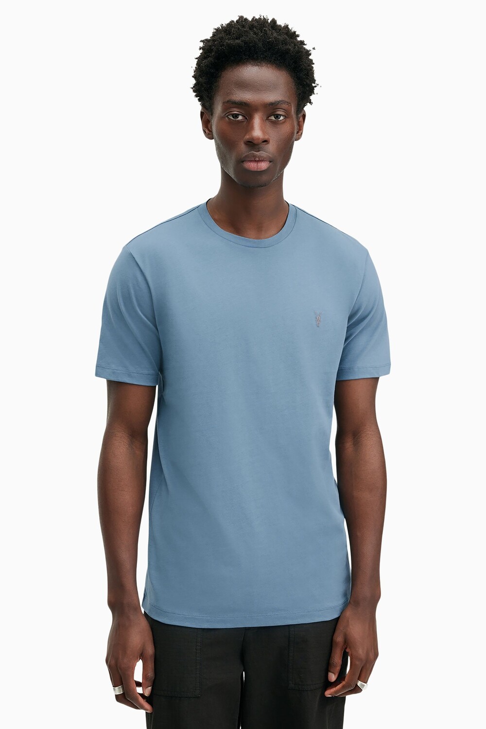 

Футболка с короткими рукавами Allsaints Brace Crew All Saints, синий