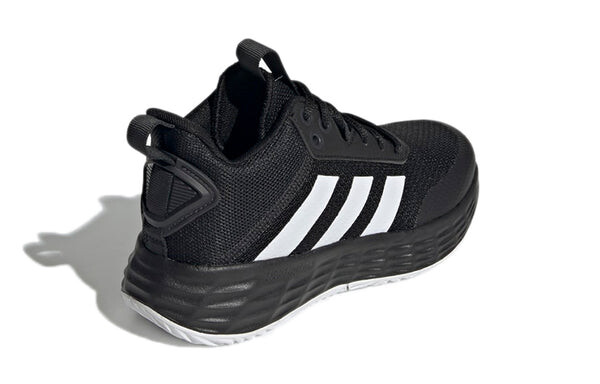 Кроссовки (GS) Adidas Ownthegame 2.0 Basketball Shoes 'Black White', черный — фото 4