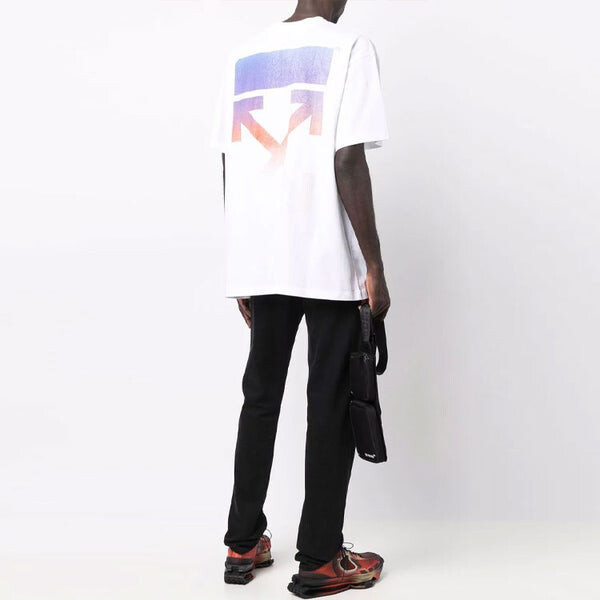 Футболка fw21 logo arrow round neck short sleeve loose fit white Off-White, белый — фото 2