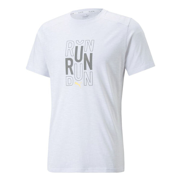 

Футболка running t-shirt 'white' Puma, белый