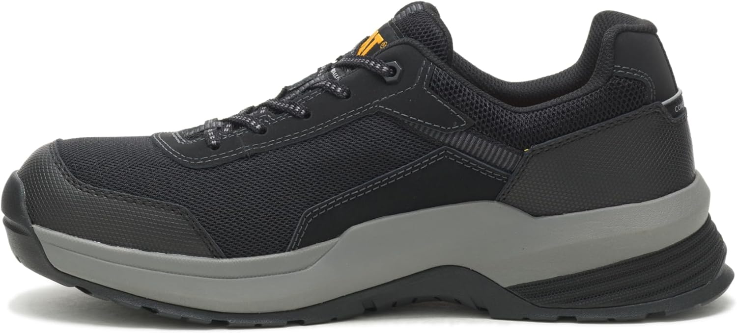 Мужские рабочие туфли CAT Footwear Streamline 2.0 с сеткой и композитным носком, черный — фото 4
