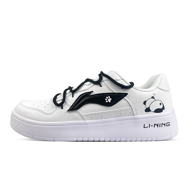 

Кроссовки LINING Pontoon Boats Skateboarding Shoes Men Low-top Black, белый