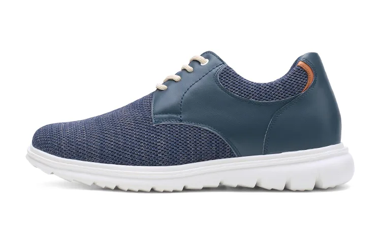 He Jinchang Low top Casual Shoes Men's Blue