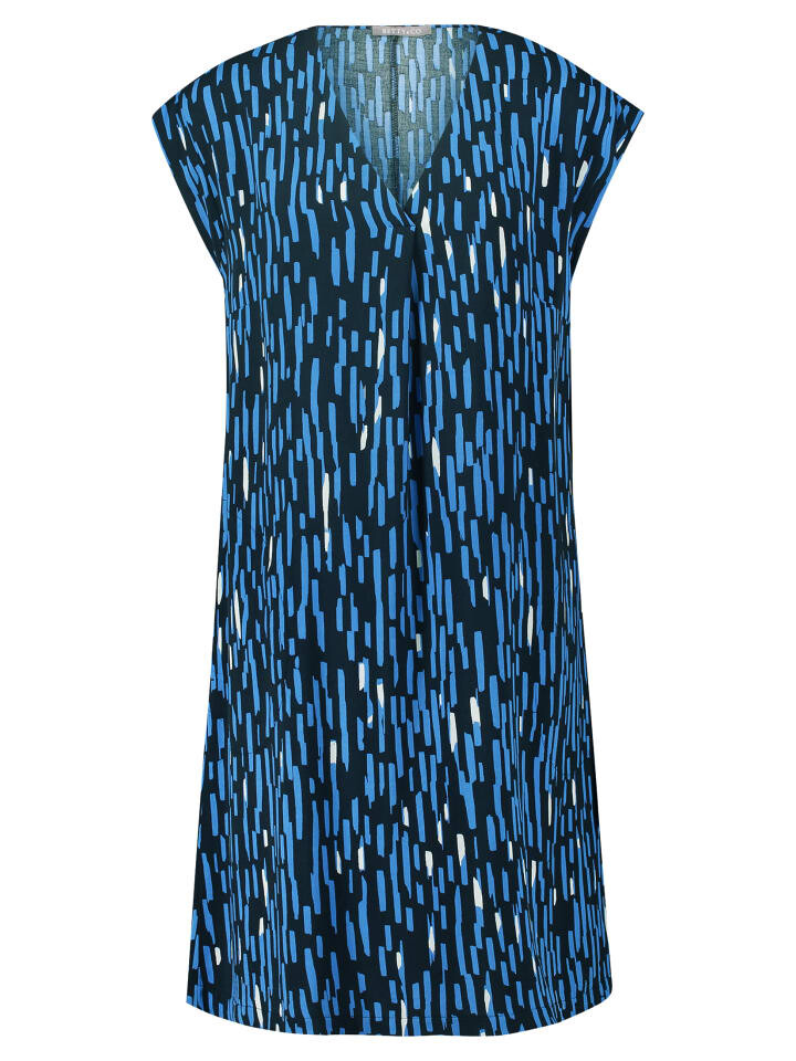 

Короткое платье BETTY & CO Casual-Kleid mit Print, цвет Dunkelblau/Blau