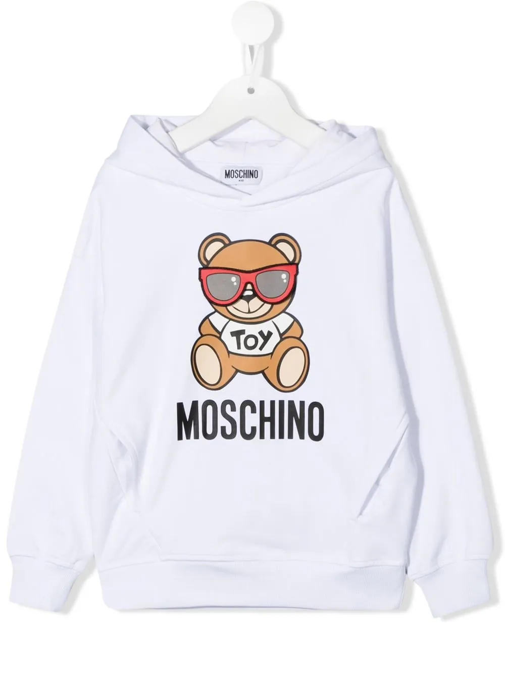 

Худи с принтом Teddy Bear Moschino Kids, белый