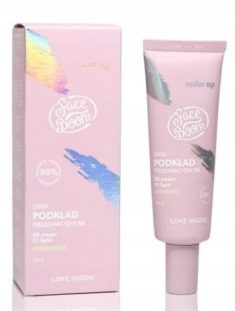 

Тональная основа Bielenda Faceboom Make Up Light, 01 Light, 30 мл BodyBoom