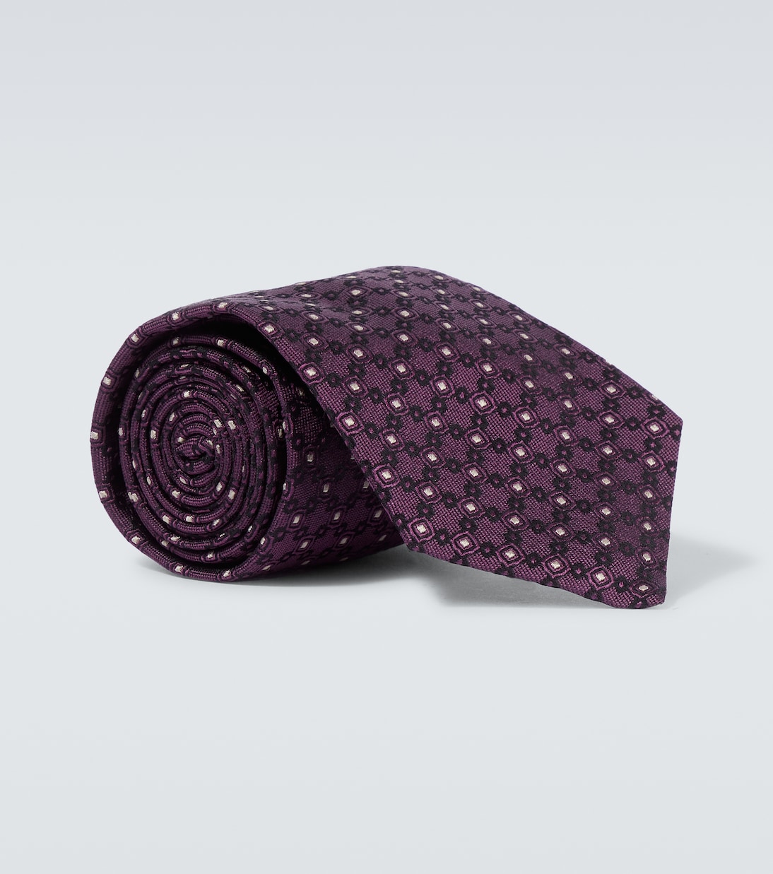 

Шелковый галстук жаккард Brunello Cucinelli, C9218