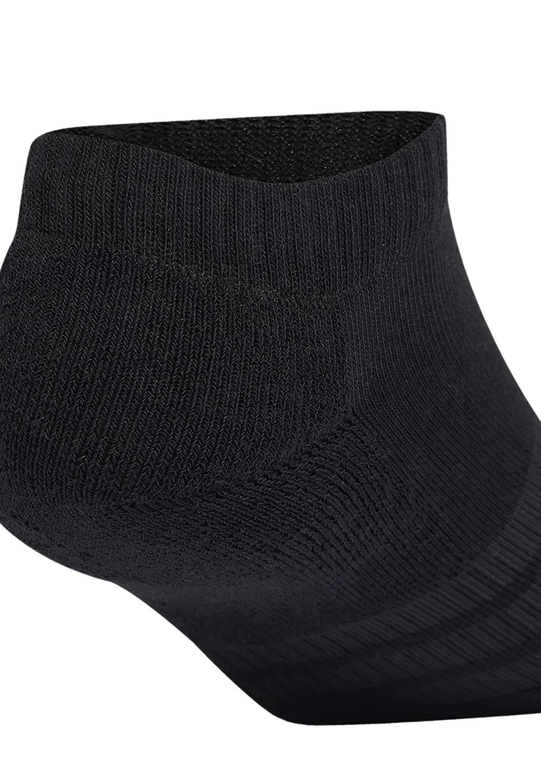 Носки женские, низкие, с мягкой подкладкой, 3 пары Adidas, белый/черный/серый — фото 4