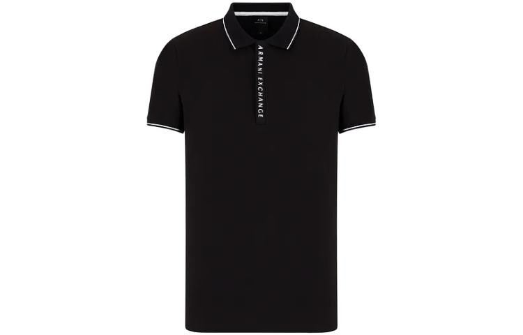 

Мужская рубашка-поло ARMANI EXCHANGE, цвет Black