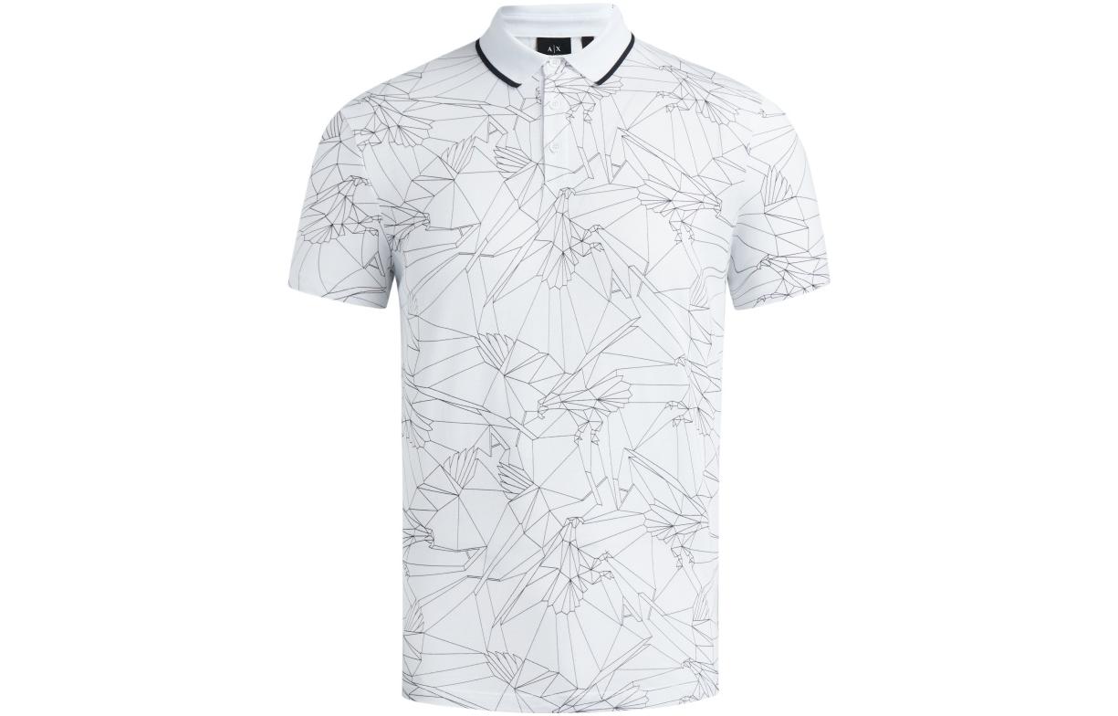 

Футболка поло мужская белая ARMANI EXCHANGE