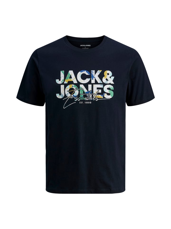 

Футболка Jack and Jones, темно-синий