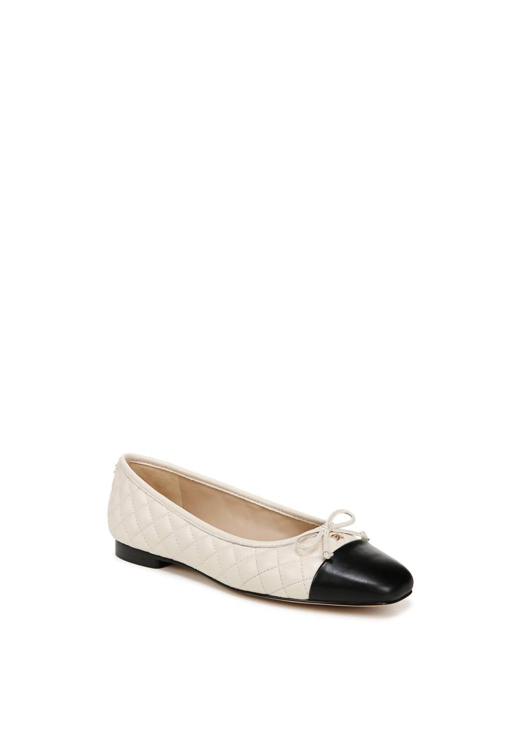 Women's Marilyn Ballet Sandal In Modern Ivory/black Sam Edelman