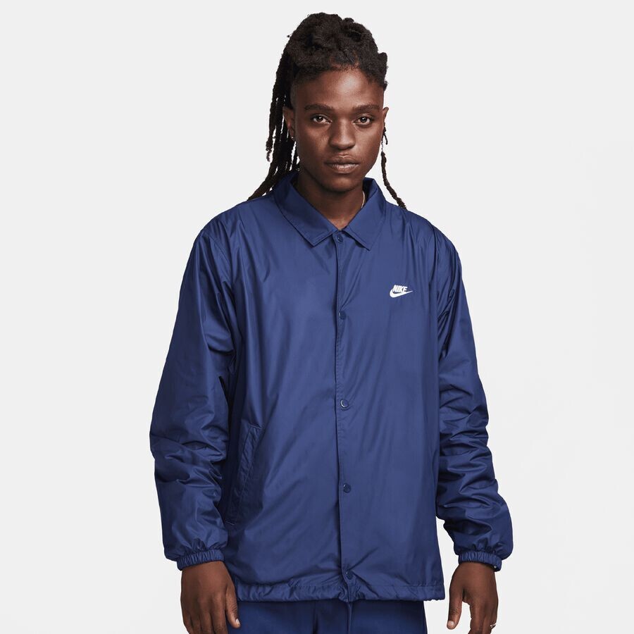 

Клубная тренерская куртка NIKE, цвет midnight navy/white