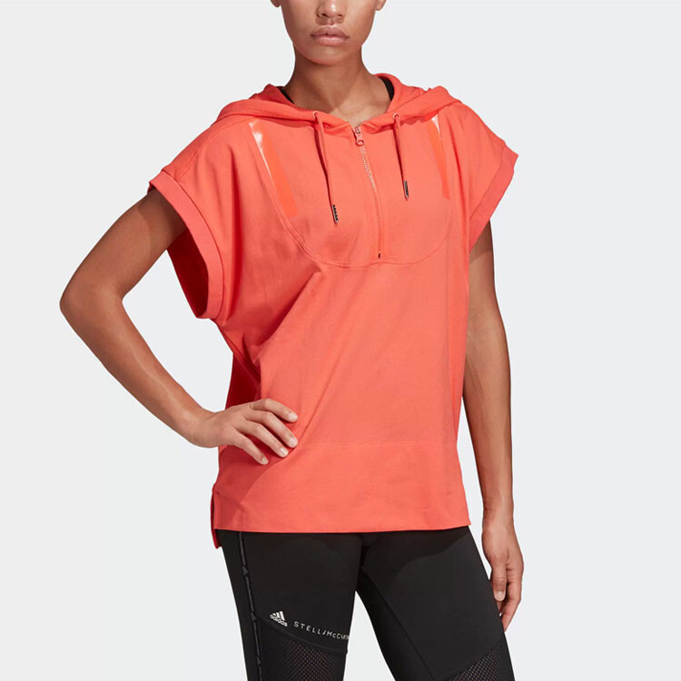 Футболка женская коралловая Adidas — фото 2