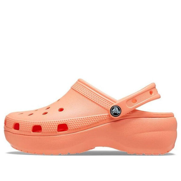Сандалии classic clog 'papaya orange' Crocs, оранжевый