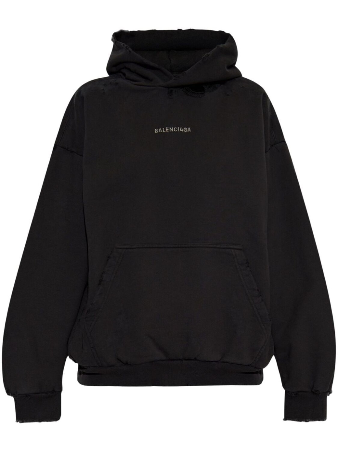 

Balenciaga толстовка с логотипом из страз, черный