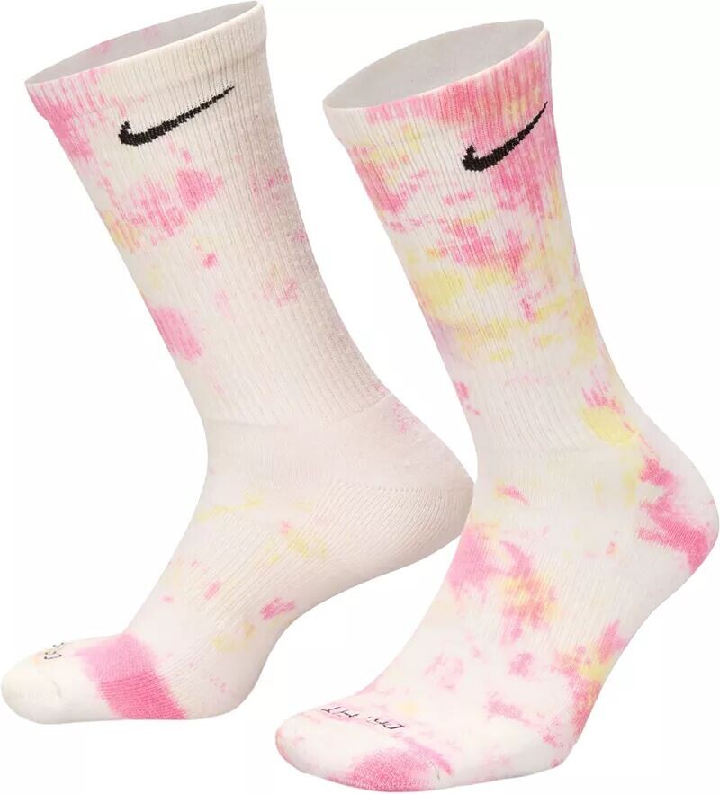 

Набор из 2 пар носков для экипажа Nike Colorsplash Tie Dye, мультиколор