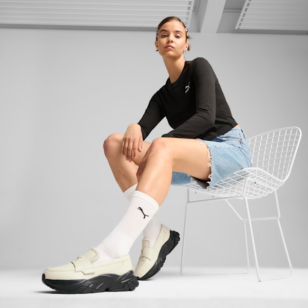 Женские туфли без застежек Loafyr Puma, белый — фото 3
