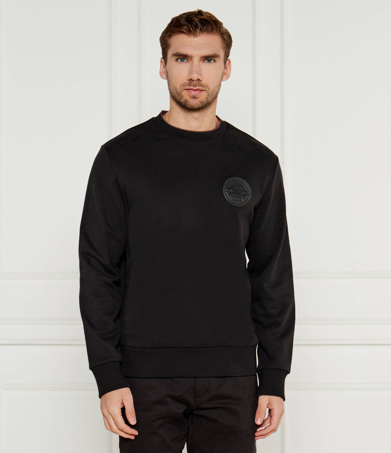 

Толстовка BOSS BLACK C-Soleri 40 Relaxed fit, коричневый