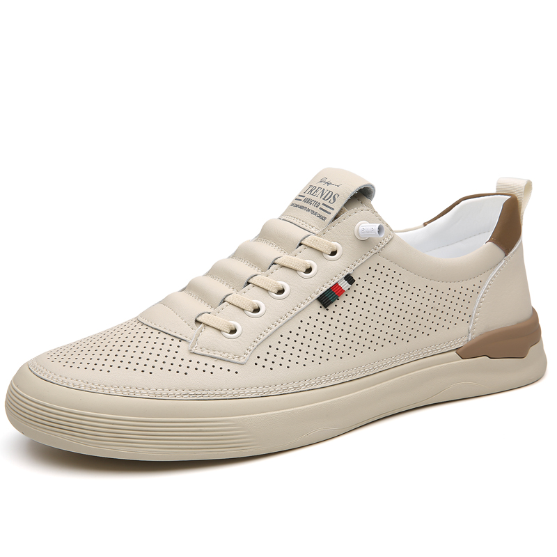 

POPULAR ROUSE PR Износостойкие легкие дышащие мужские лоу-топы для скейтбординга Beige Cut-Out, цвет Beige Cut-Out