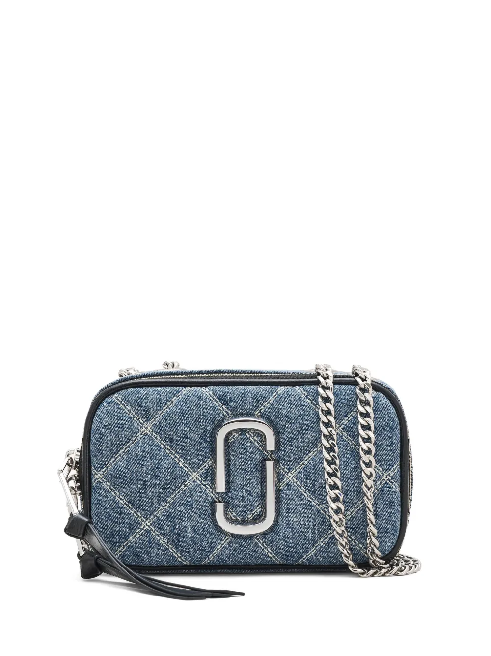 

Сумка The Quilted Denim Chain Snapshot MARC JACOBS, синий