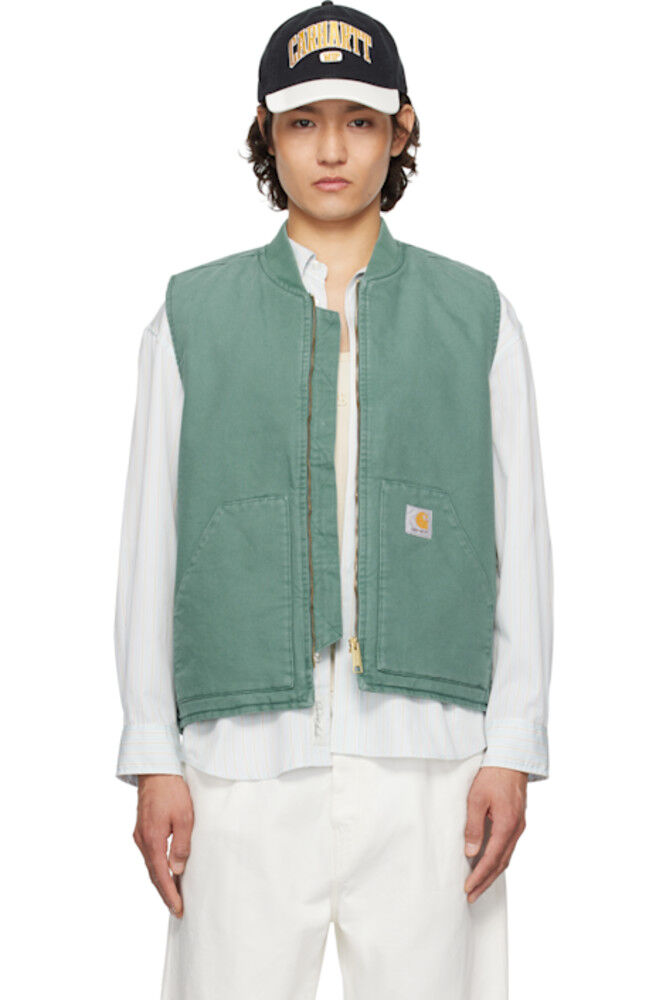 

Зеленый классический жилет Carhartt Work In Progress