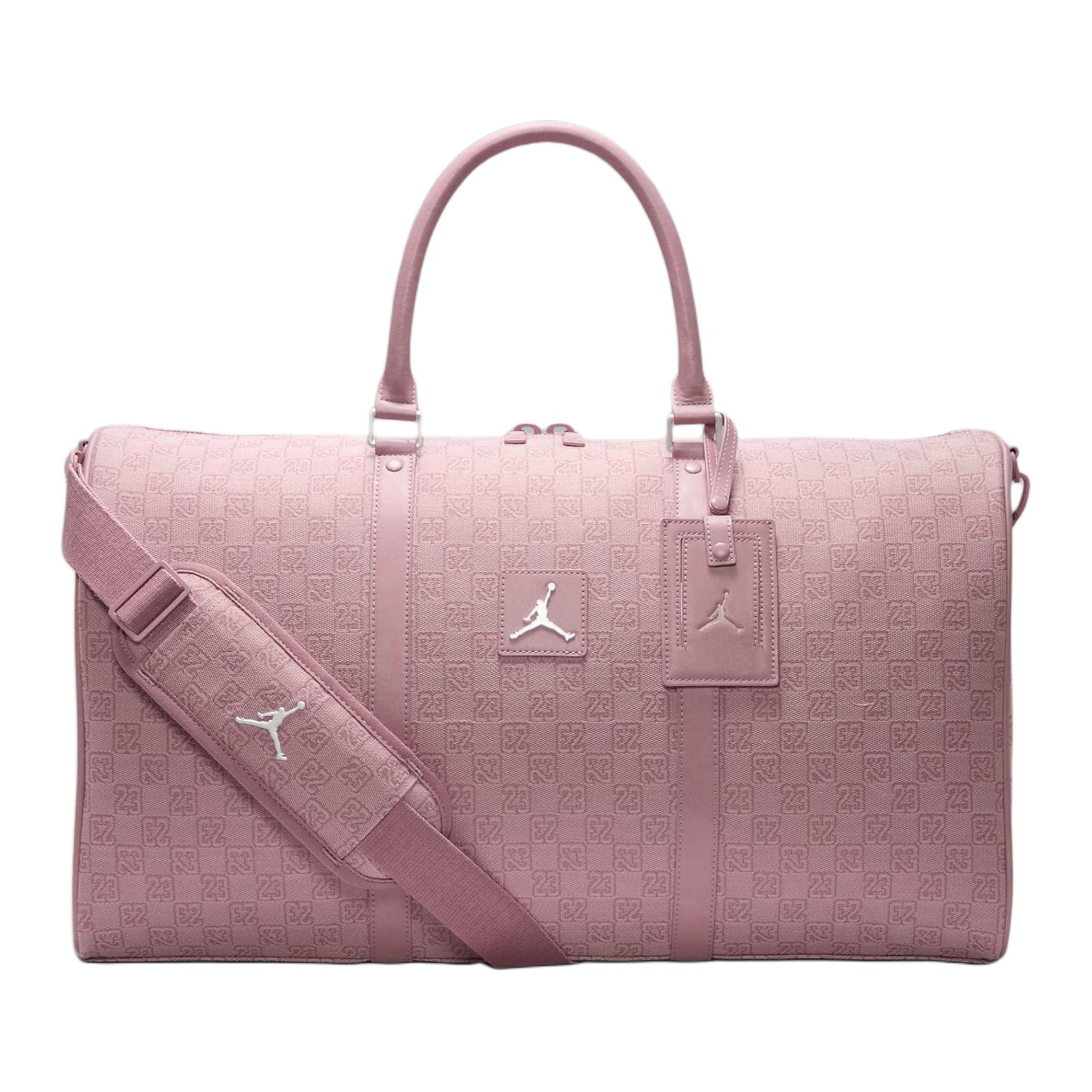 

Jordan Монограмма Дафл 40л Розовая глазурь, Pink Glaze