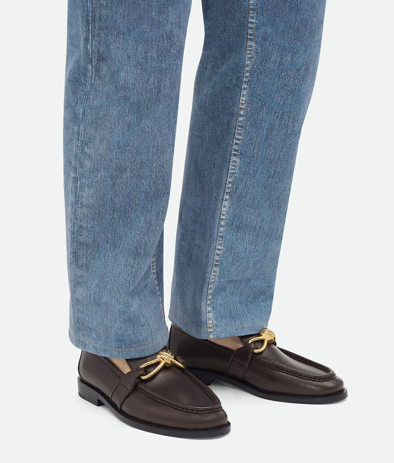 Astaire loafer BOTTEGA VENETA, фондан — фото 2
