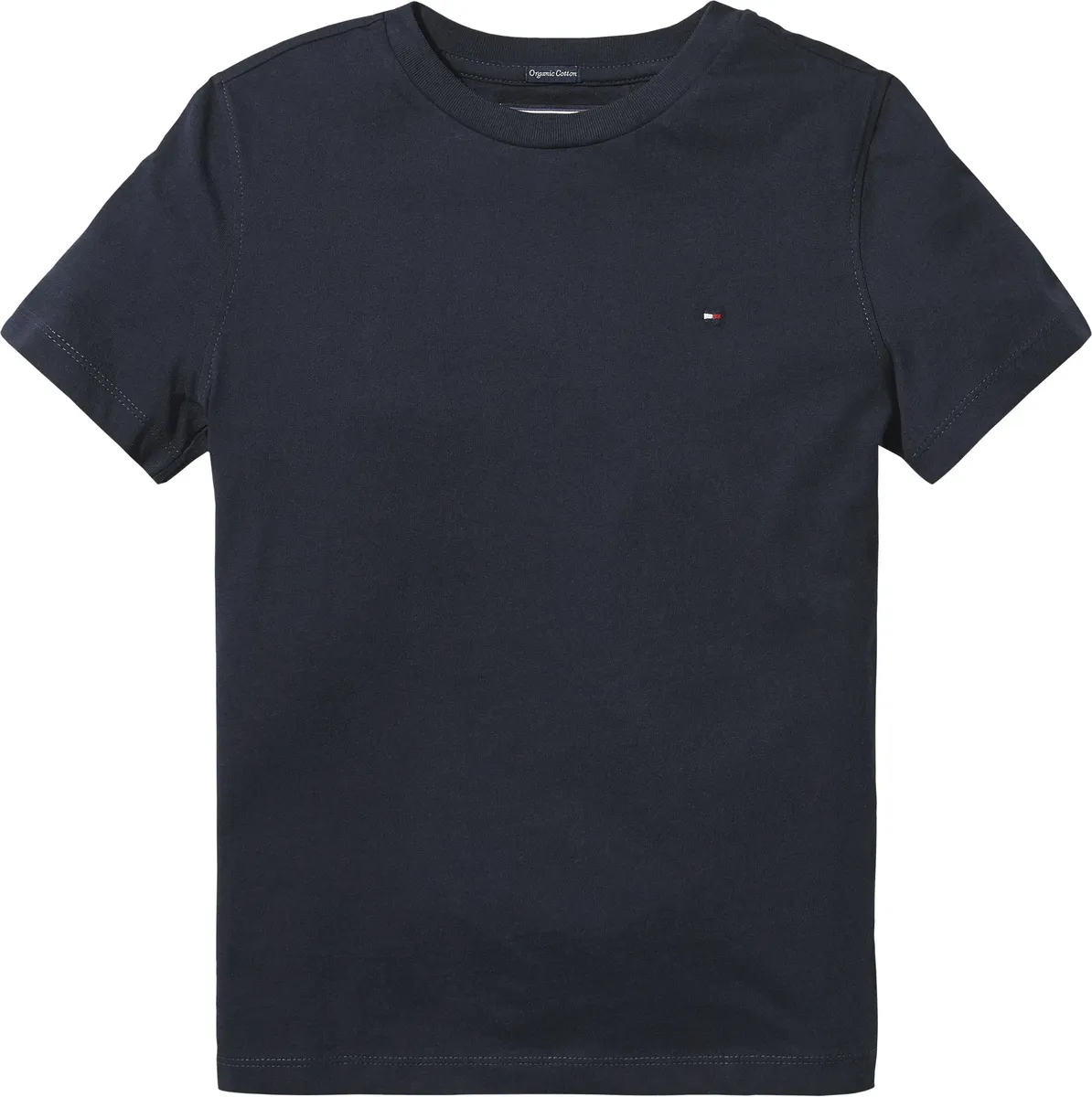 Футболка Tommy Hilfiger "BOYS BASIC CN KNIT", цвет морской волны — фото 4