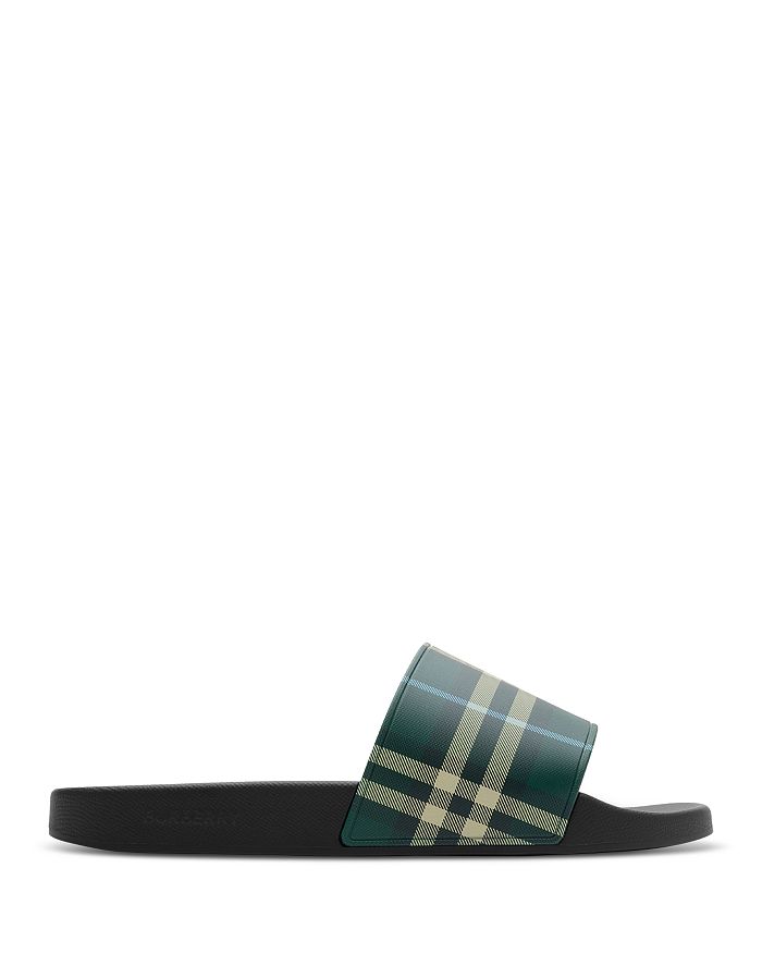 

Мужские слайдеры Furley Vintage Check Burberry, зеленый